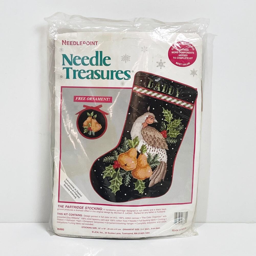 Needle Treasures The Partridge Stocking Kit